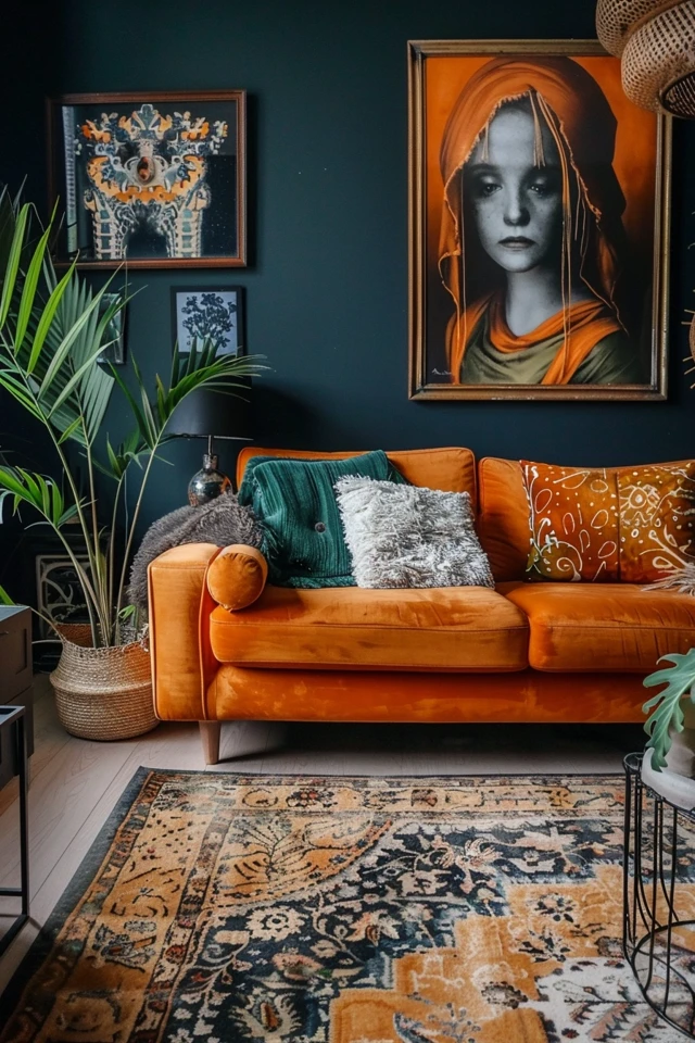 Dark Boho Living Room: Enchanting Decor Tips - photo 2