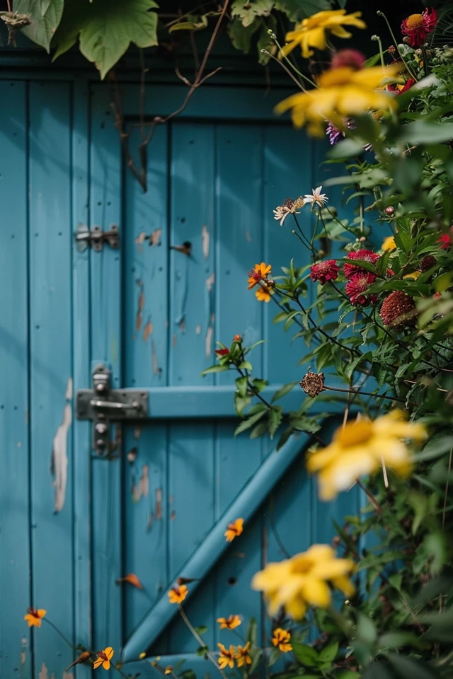 Spruce up Your Garden Shed with Vibrant Paint Colors