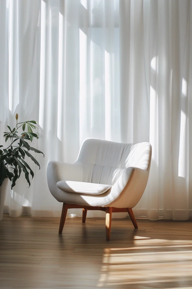 Minimalist Accent Chair: Perfect Blend of Form & Function