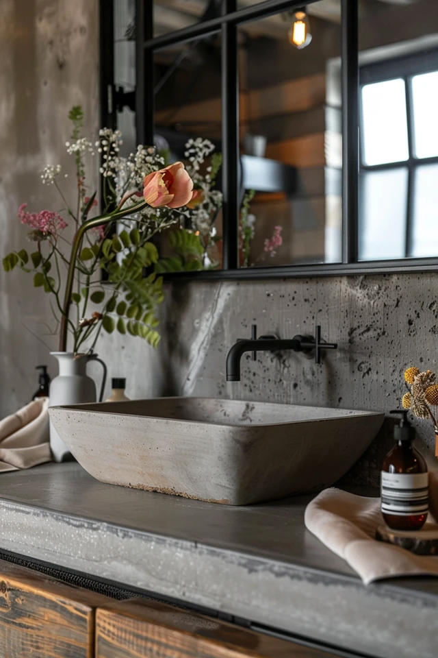 Choosing the Right Colors and Materials for an Industrial Bathroom