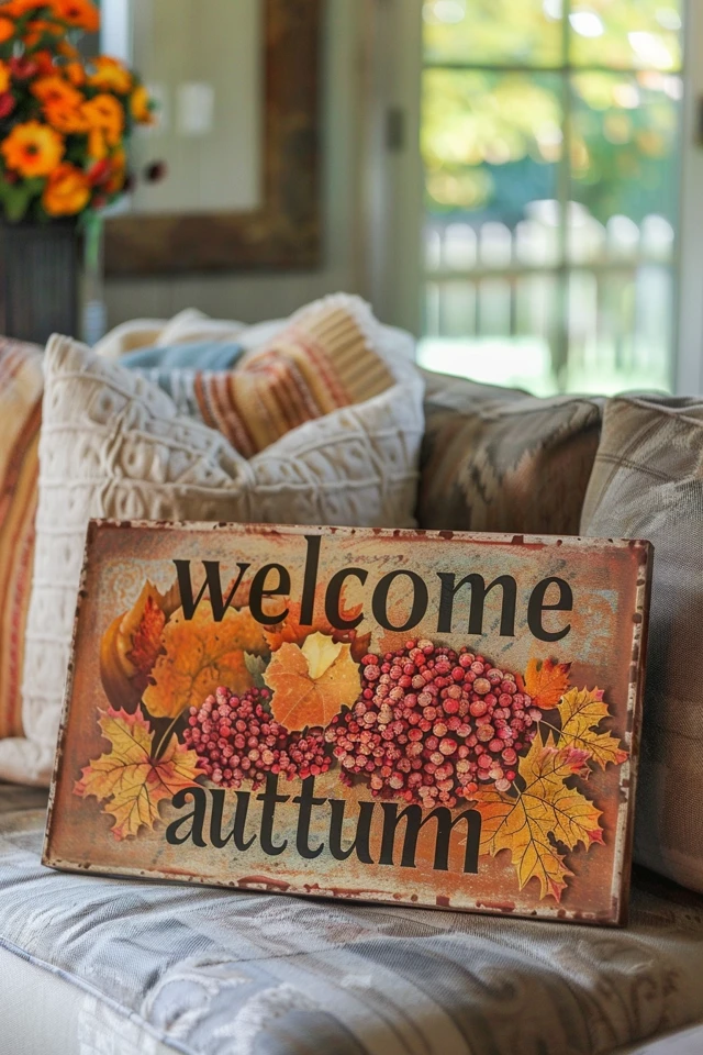 Some ideas for outdoor fall signs