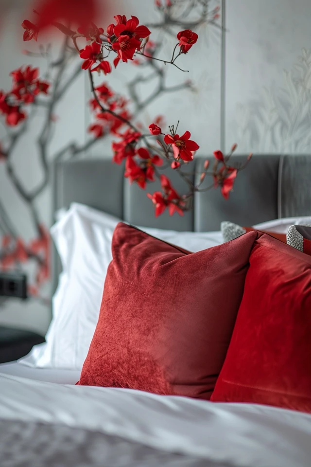 Red and Gray Bedroom – Ideas for a Chic Look