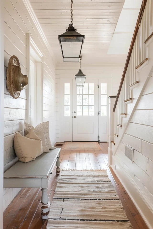 Designing a Farmhouse-Inspired Entryway
