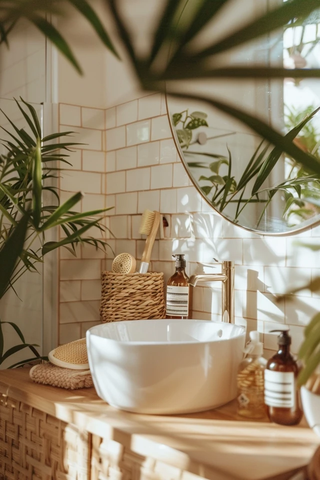 Inspiration from Real Boho-Style Bathrooms