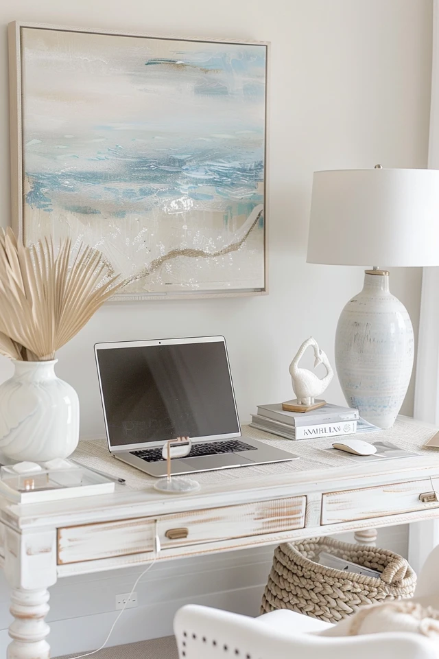 Coastal Office Decor: Revamp Your Workspace