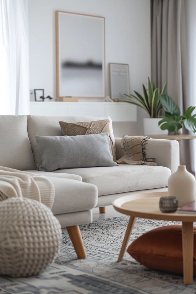 Incorporating Natural Elements in Scandinavian Living Rooms