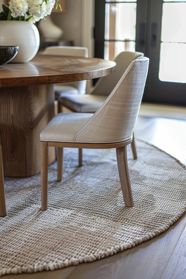 Styling Tips for Round Rugs in Dining Areas