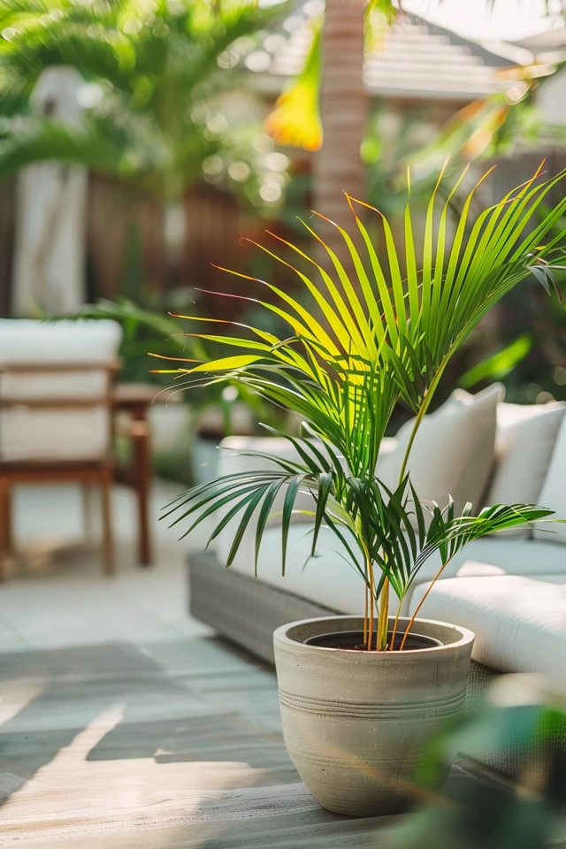 Enhance Privacy with Foxtail Palm Hedges