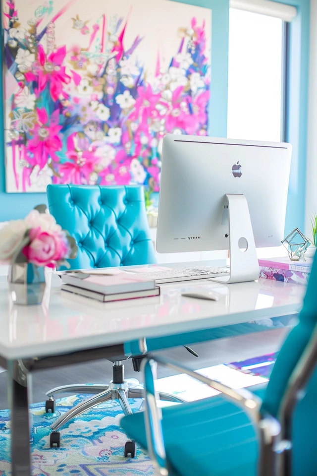 Creating My Ideal Feminine Office Space