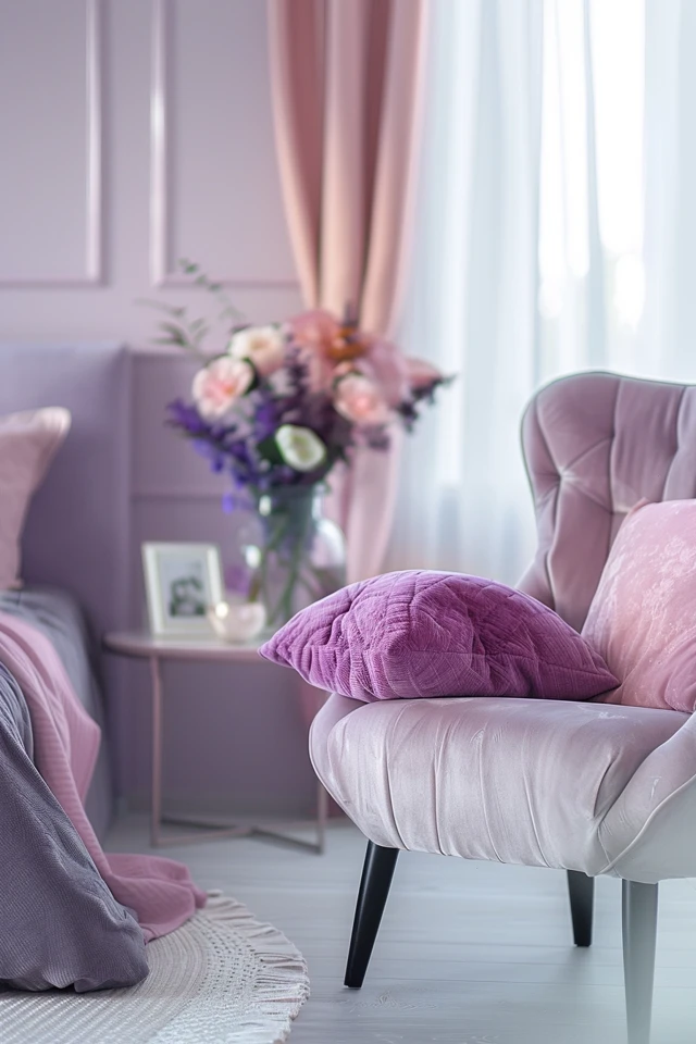How to Integrate Purple into Living Room Decor?