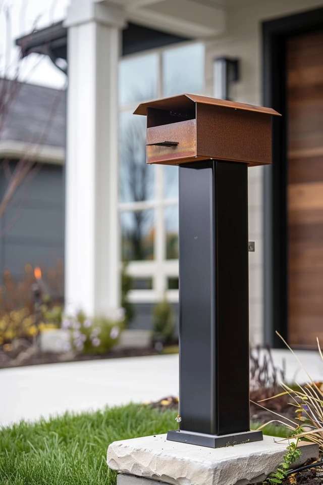 Enhancing Your Steel Mailbox Post with Landscaping