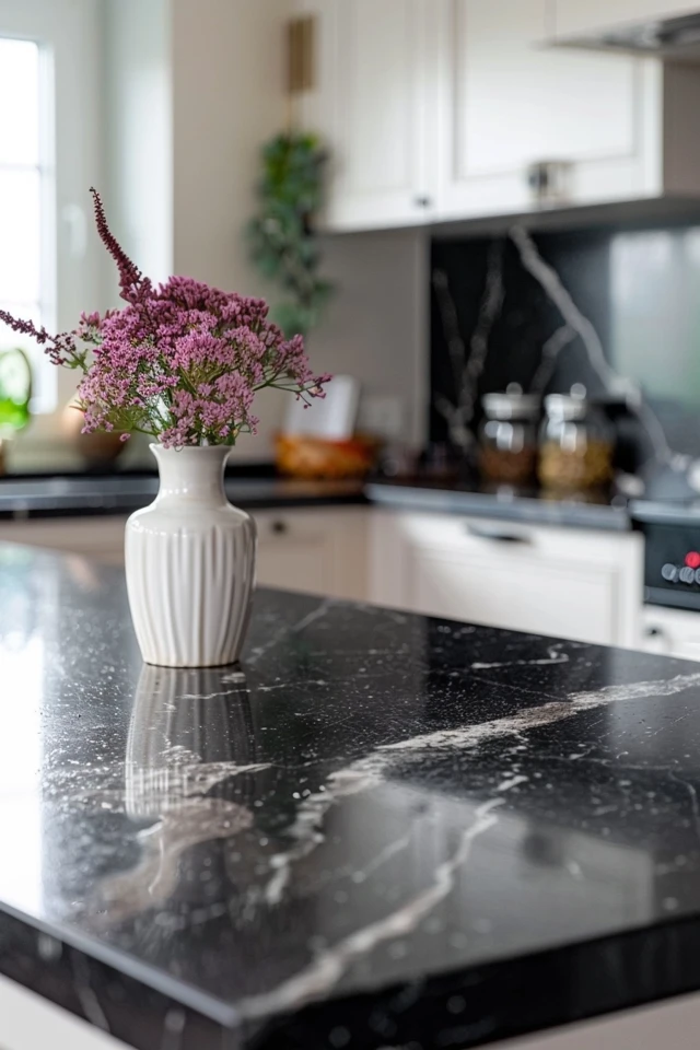 Backsplash Ideas for Black Countertops