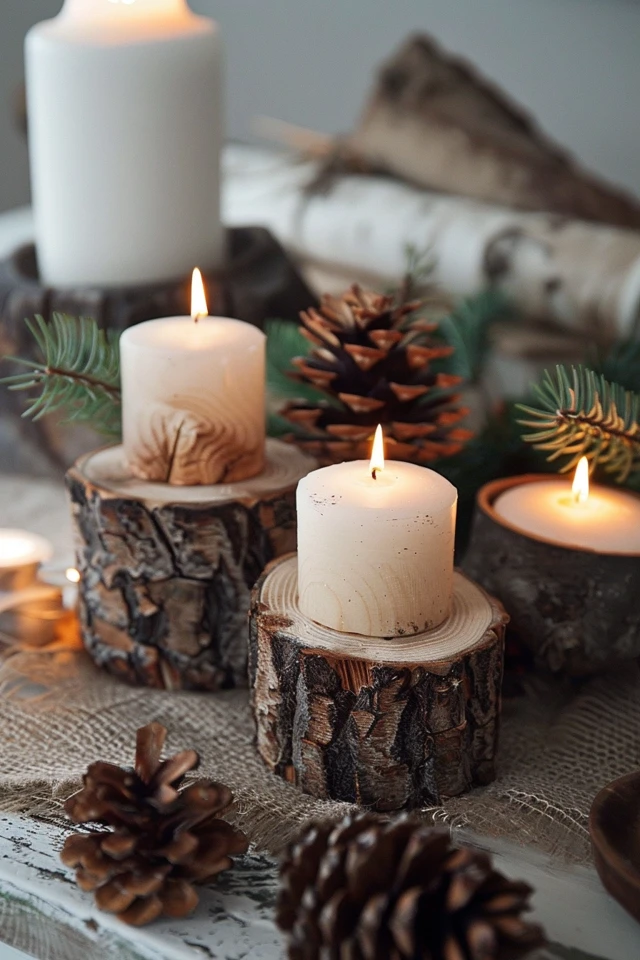 Scandinavian-Inspired Fabric Christmas Ornaments