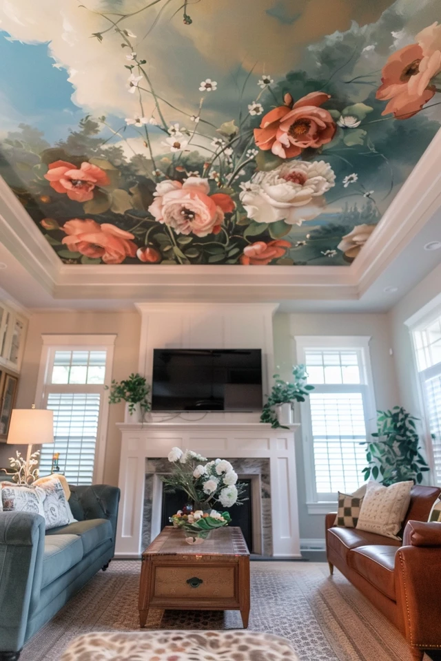 Inspiration from Artistic Ceiling Mural Examples