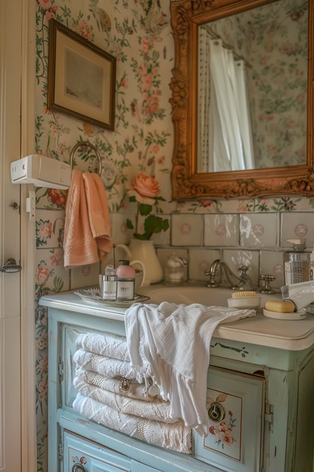 The Beauty of Cozy Bathroom Design in Small French Country Style