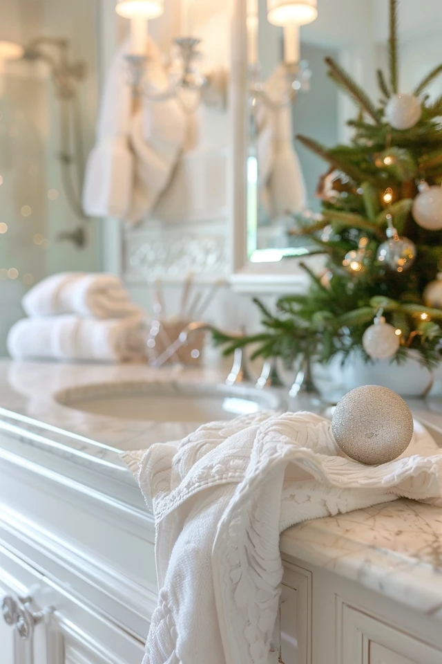 Festive Bathroom Decor Tips for Christmas