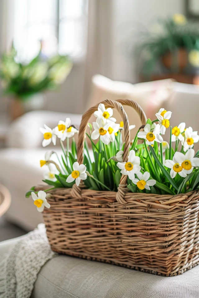 Create Your Own Unique Spring Door Basket