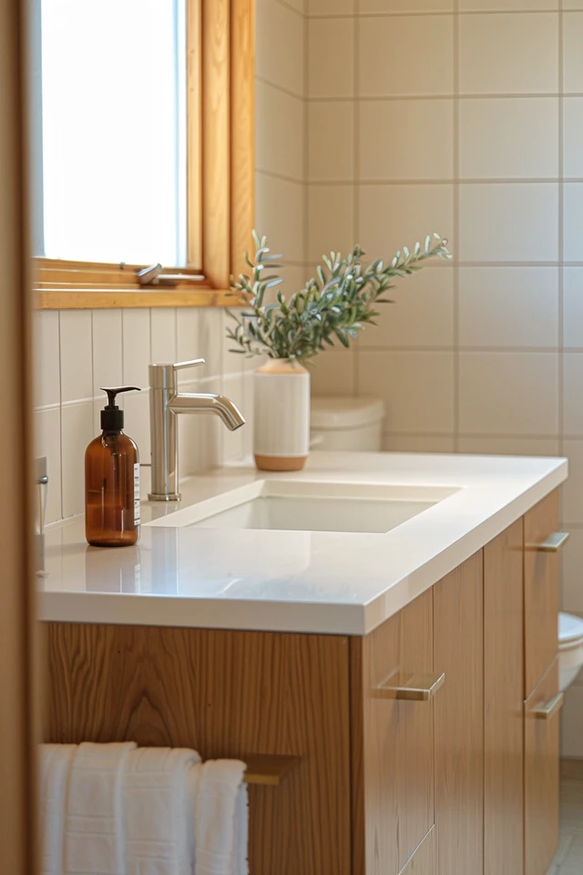 Retro-Inspired Colors and Natural Materials