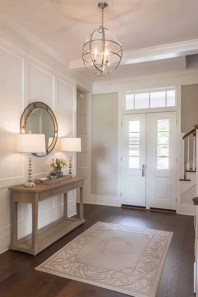 Stylish Boho Entrance Decor