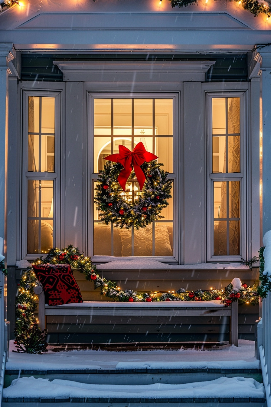 Creative DIY Balcony Christmas Decorations