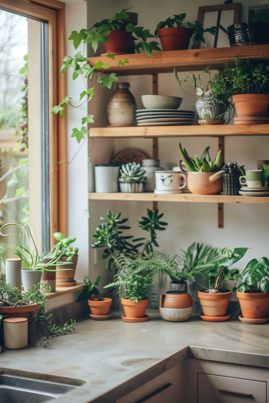 Easy-to-Grow Houseplants for the Kitchen.