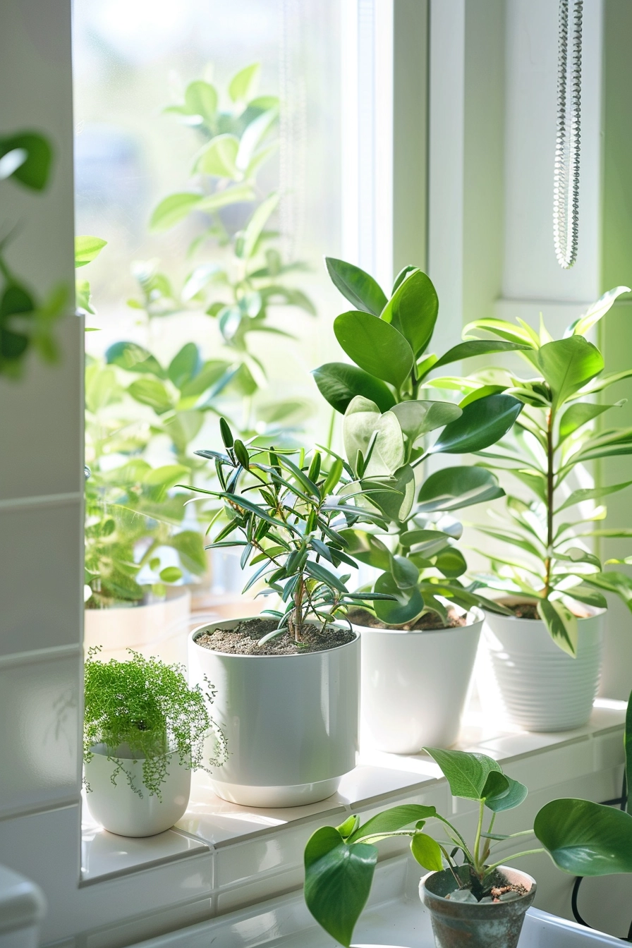 Snake Plants and Philodendrons