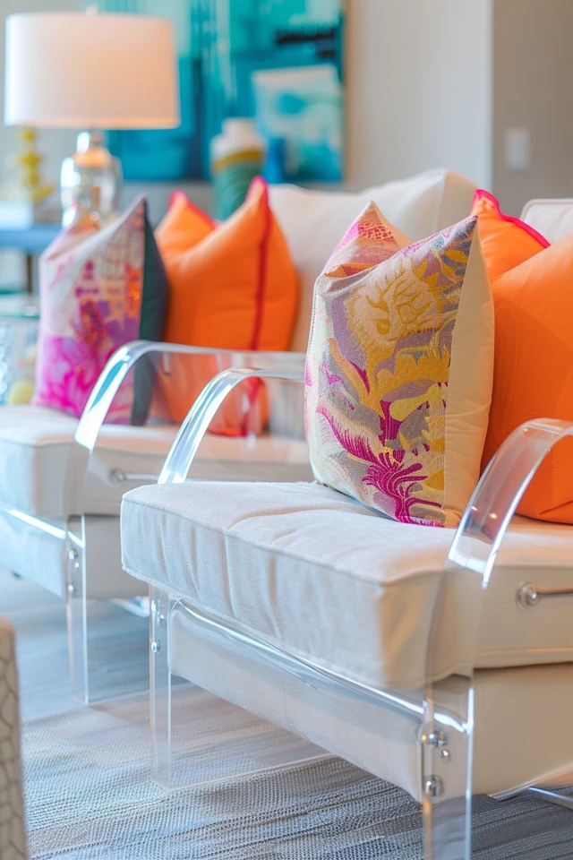 Comfy Ghost Chairs with Cushion | Elegant Seating