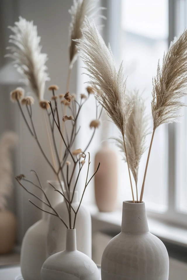 Pampas Grass Decor in Various Areas of Your Home