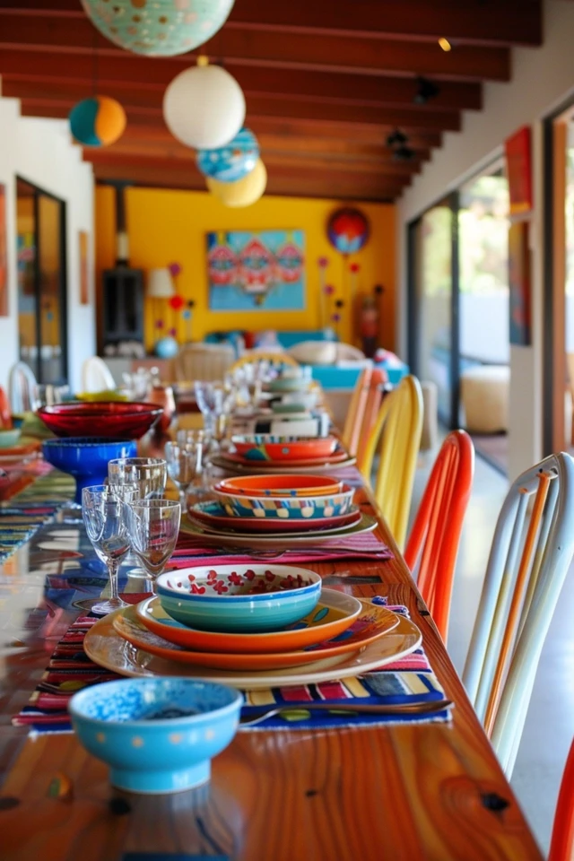 Western Bohemian Dining Room