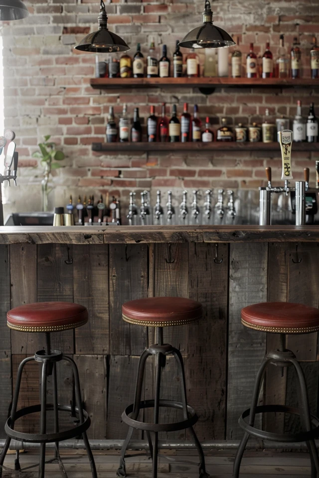 Bringing Industrial Charm to Your Bar Decor
