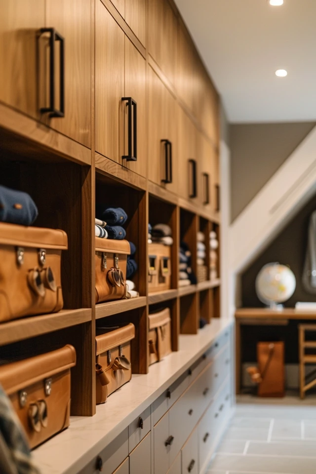 Clever Unfinished Attic Storage Ideas