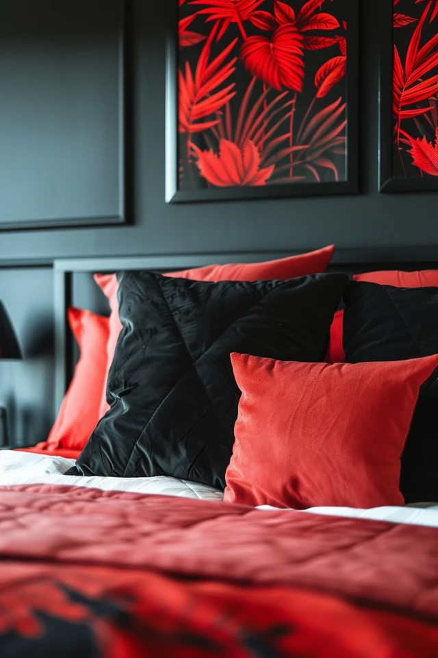 Bold Red and Black Bedroom Decor – Ideas for a Chic Update
