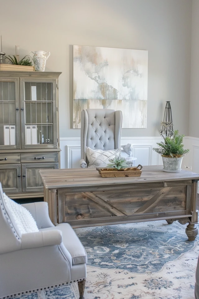 Mixing Modern and Farmhouse Style for Your Home Office