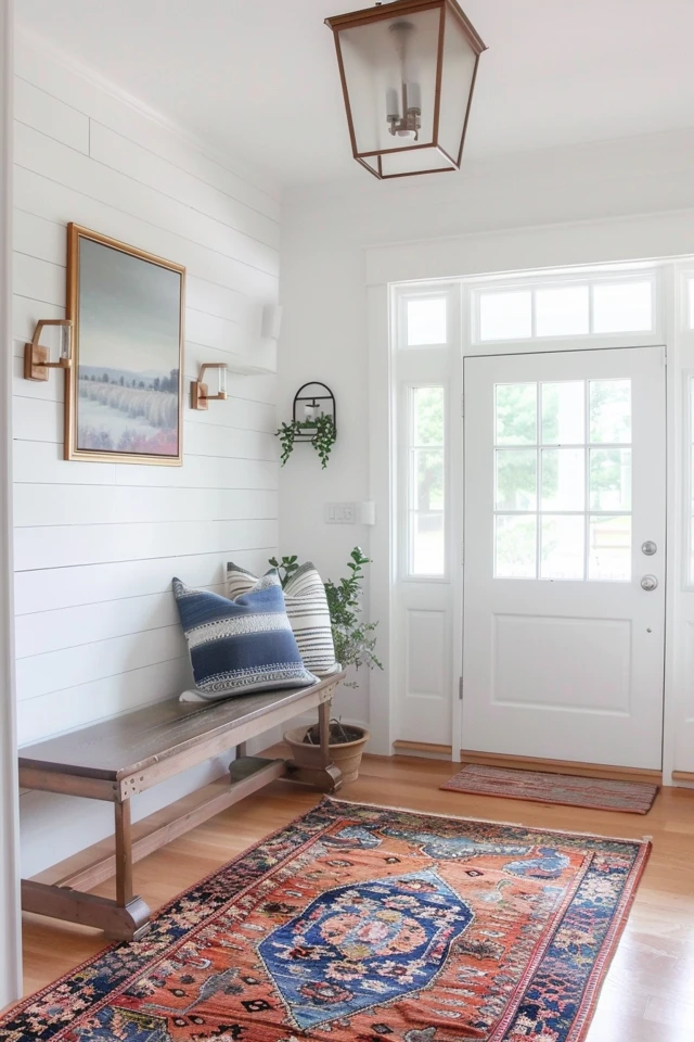 Creating a Welcoming Farmhouse Entryway.