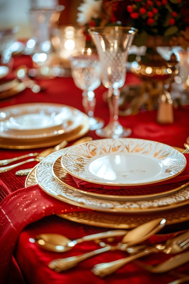 Why Choose a Red and Gold-Themed Christmas Table?