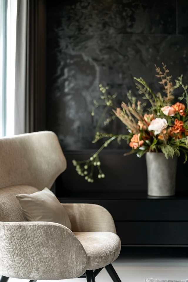 How to Pull Off a Black Accent Wall in Your Home