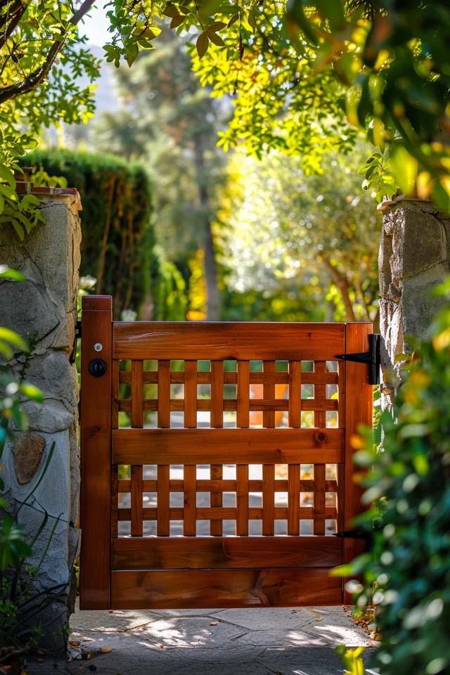 Unique Cedar Gate Styles for Your Garden
