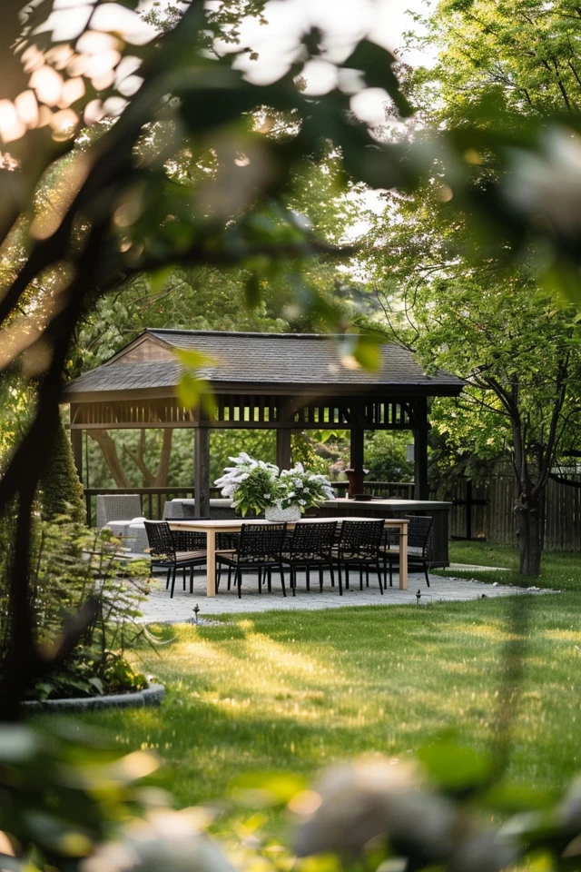 Create Beautiful Alternatives to Typical Garden Fences with Rows of Hydrangeas and Hedges