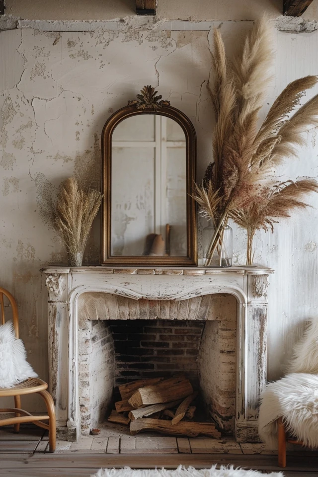 Mirror Over Fireplace Rules: How to Choose the Right Size, Shape, and Style - photo 2