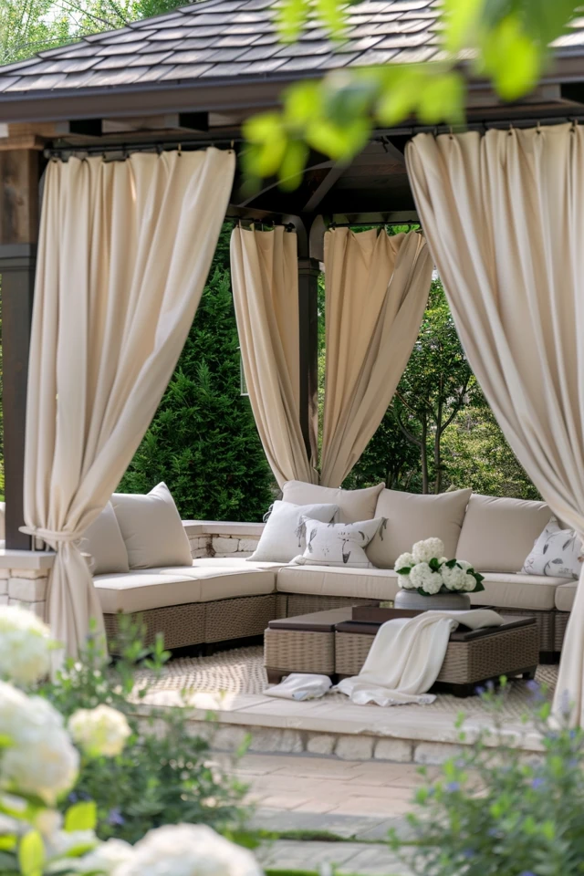 Outdoor Gazebo Curtain Designs: Creative Ideas to Inspire