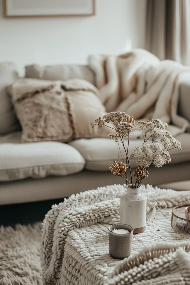 Beige Accented Chair