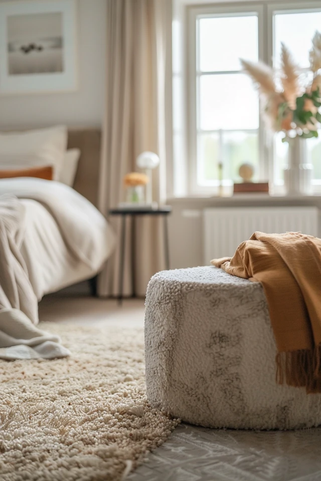 Incorporating Color and Texture in Scandinavian Bedrooms