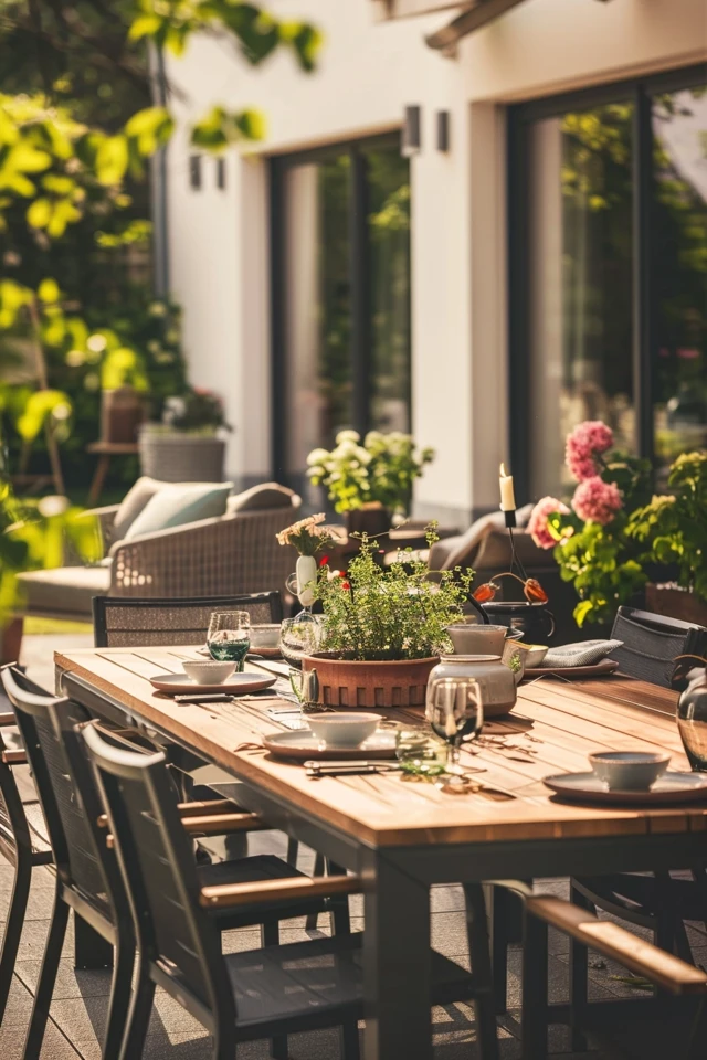 Create an Indoor-Outdoor Dining Space