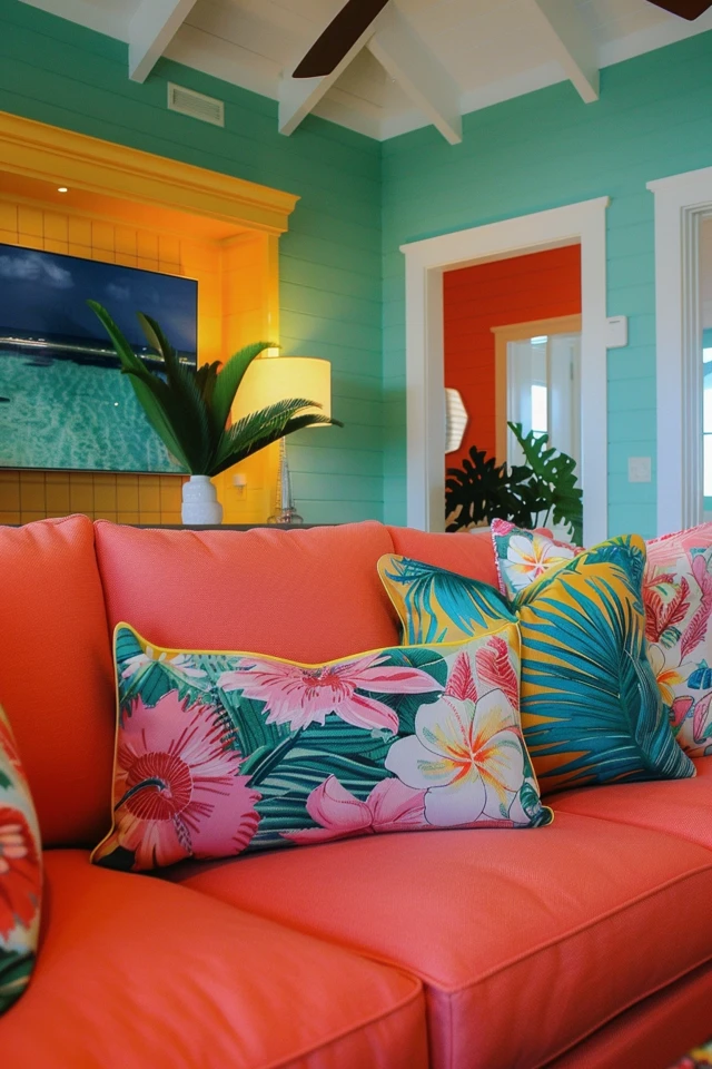 Vibrant Tropical Color Scheme