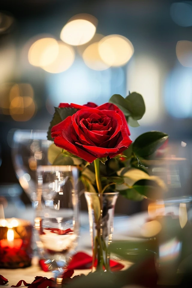 Red Rose Bouquets in Vases - photo 2