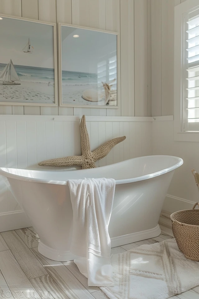 Utilize Beach Colors and Natural Materials