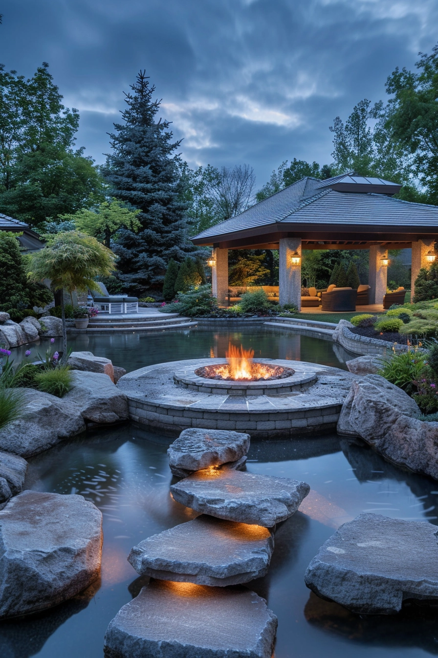 The Harmony of Pergolas and Water Features