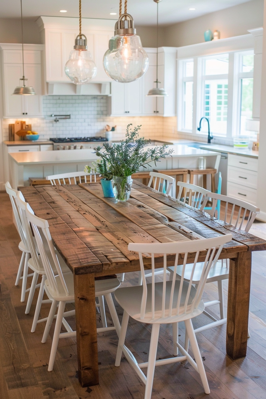 Rustic Charm: Farmhouse Dining Table Decor Ideas