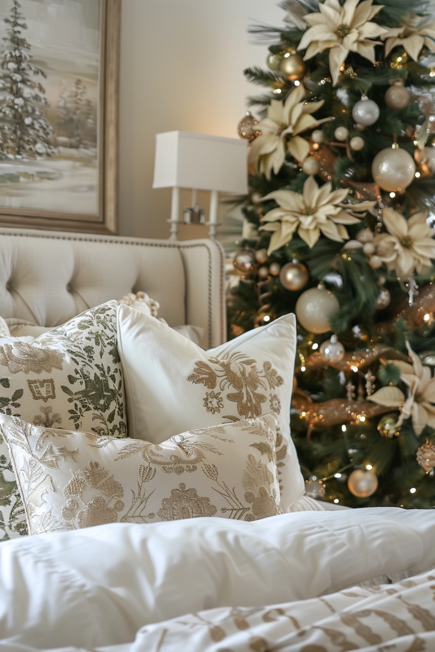 Elevate Your Bedding with Christmas-Themed Prints