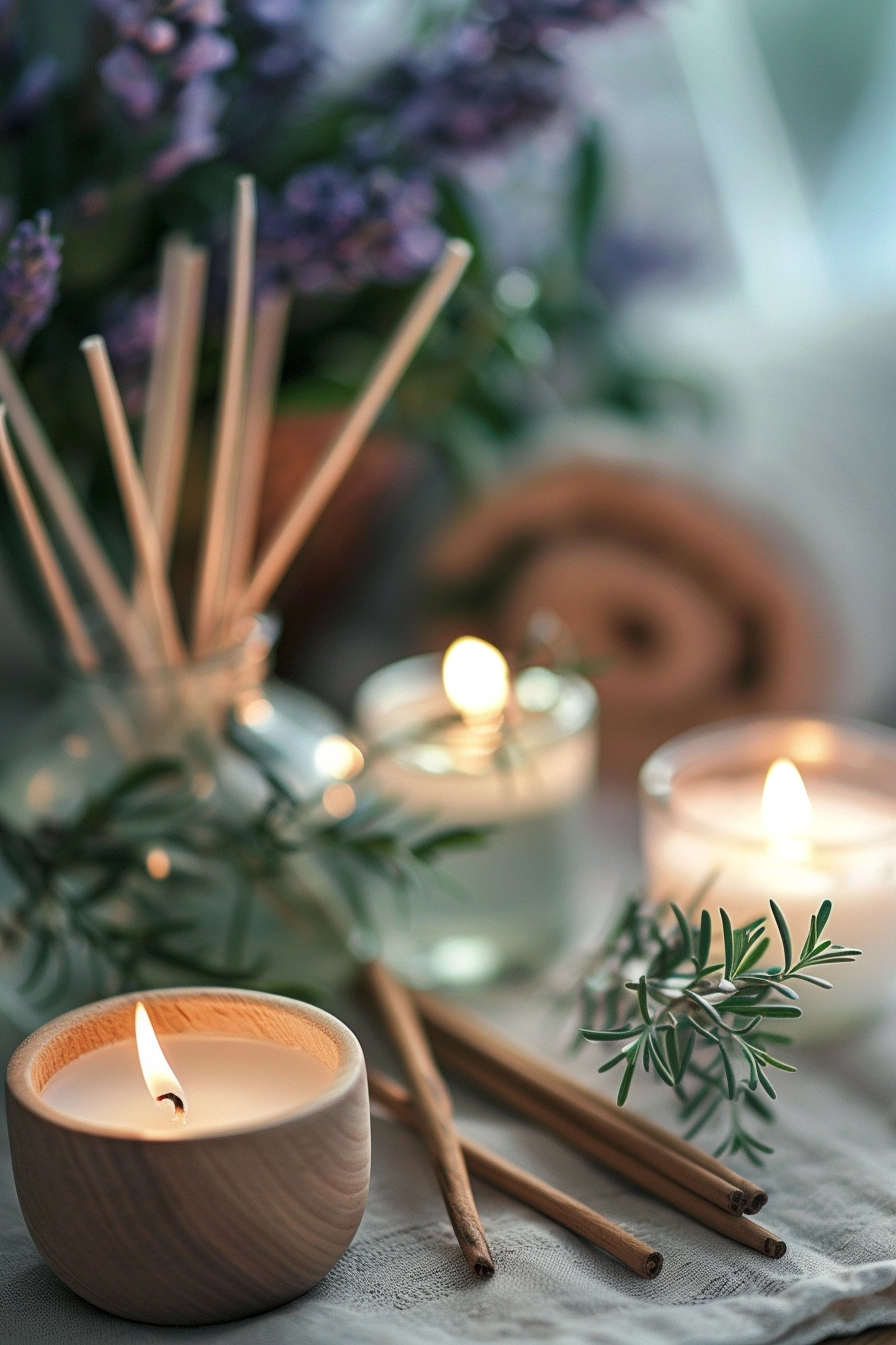 Cedarwood, Orange, and Lavender